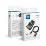 BLUE STAR travel charger 1A 5W USB A + cable USB A to Micro USB TFK-TC-1100B black