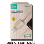 ΦΟΡΤΙΣΤΗΣ ΜΕ ΚΑΛΩΔΙΟ LIGHTNING 2.4A