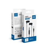 BLUE STAR wire earphones Jack 3,5 mm with microphone PA-E67 1,2 m black