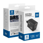 BLUE STAR travel charger GaN 4A 65W 2 x Type C + USB A PD QC4.0 VT-43 black