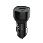 JES PC202 Φορτιστής Αυτοκινήτου 38W PD+QC Μαύρος