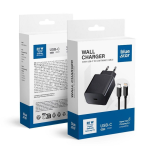 BLUE STAR travel charger Type C + cable Type C to Lightning PD QC4.0 3A 20W TFB-TC-20WPD black