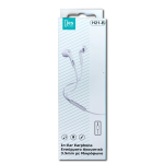 JES H21-B Ενσύρματο Ακουστικό 3.5mm 120εκ Λευκό