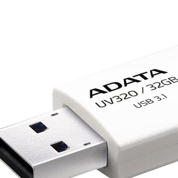 ADATA AUV320-32G-RWHGN UV320 32GB USB
3.2 FLASH DRIVE WHITE/GREEN