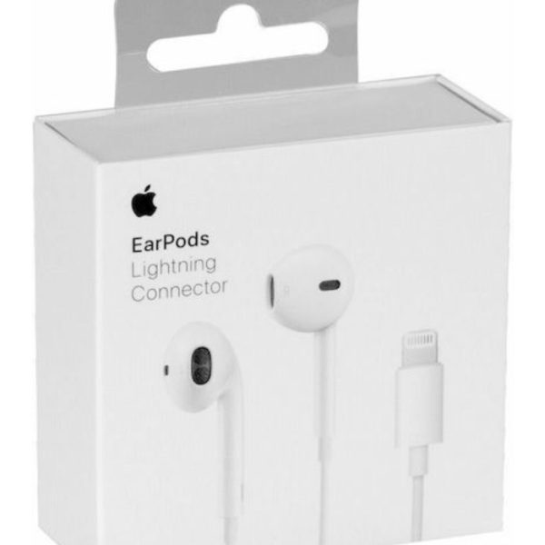 Apple EarPods Earbuds Handsfree με Βύσμα Lightning Λευκό
