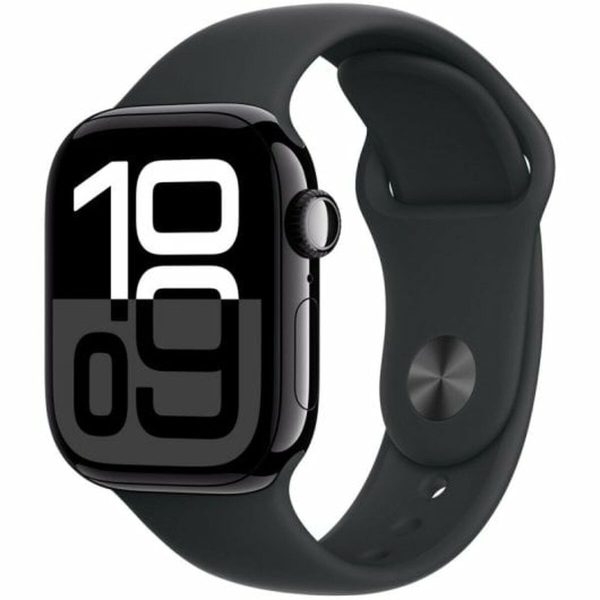 Apple Watch Series 10 GPS 46mm Alu Jet Black/Sport Band Black M/L -GEBRAUCHT- MWWQ3QF/A w/o OP