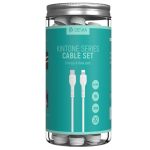 Devia cable Kintone EC150 USB-C - Lightning 1,0 m 27W 3A white set 30 pcs