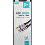 JES IET40UC Αντάπτορας Ήχου Type-C to 3.5mm 1m Μαύρο