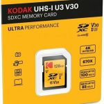 KODAK U3 V30 A1 ULTRA PERFORMANCE 128GB CLASS 10