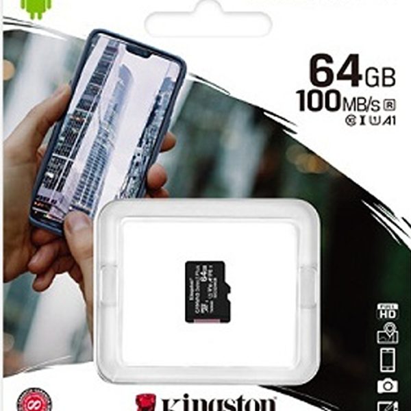 Memory Card microSD KINGSTON SDCS2 64GB 100 MB/s