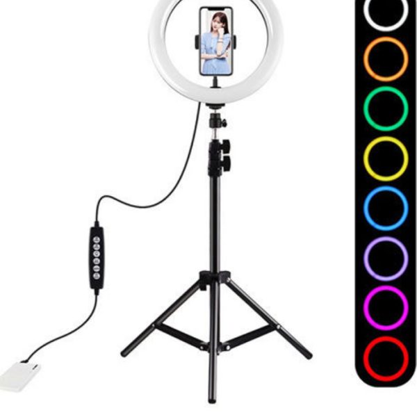 RGB RING FILL LIGHT 26 cm + 2m ΤΡΙΠΟΔΟ