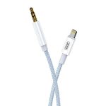 XO CABLE AUDIO LIGHTNING JACK 3,5mm 1M WHITE BLUE
