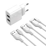 XO L109 ΦΟΡΤΙΣΤΗΣ DUAL USB 2.4 ΜΕ ΚΑΛΩΔΙΟ TYPE C