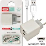 XO L65EU 2.4A 2 USB ΦΟΡΤΙΣΤΗΣ ΓΙΑ MICRO