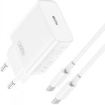 XO WALL CHARGER CE15 PD 20W USB-C + CABEL TYPE C white