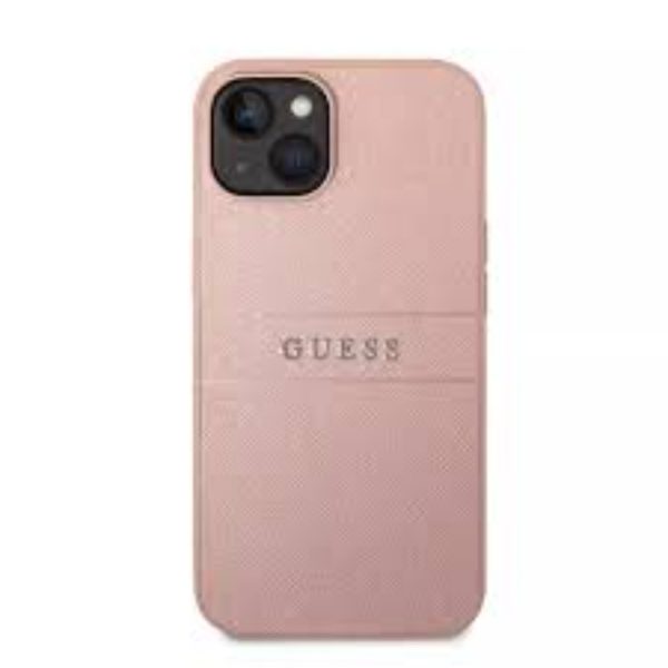 Original faceplate case GUESS for iPhone 14 PLUS pink