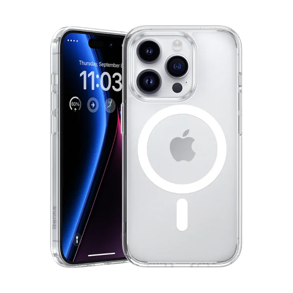 case compatible with MagSafe for IPHONE 15 Pro Max transparent