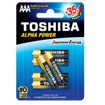 ΑΛΚΑΛΙΚΕΣ ΜΠΑΤΑΡΙΕΣ AAA TOSHIBA LR03GCH BP-6 1.5V 6τεμ.