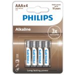 ΑΛΚΑΛΙΚΕΣ ΜΠΑΤΑΡΙΕΣ AAA PHILIPS LR03 1.5V 4τεμ - Image 2