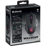 DEFENDER GM-700L WOLVERINE GAMING WIRED OPTICAL MOUSE RGB 7D 12800dpi - Image 2