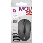 DEFENDER MM-495 HIT WIRELESS OPTICAL MOUSE 1600dpi black - Image 2
