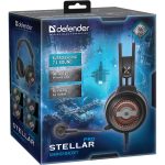 DEFENDER STELLAR PRO VIRTUAL 7.1 STEREO HEADPHONES 2.2m black - Image 2