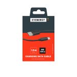 EVENERGY by SBS DATA CABLE USB to TYPE C 1.5m black - Image 2
