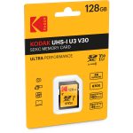 Memory Card SD KODAK UHS-I U3 V30 ULTRA PERFORMANCE 128GB CLASS 10 V10 A1