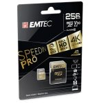 Memory Card microSD EMTEC USH-I U3 V30 SPEEDIN PRO A1 256GB CLASS 10 - Image 2