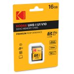 Memory Card microSD KODAK UHS-I U1 PREMIUM PERFORMANCE 16GB CLASS 10 with adapter  V10 A1 - Image 2