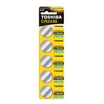 SBAT TOSHIBA CR2430 PW CP-5 3V 5τεμ.