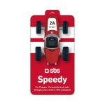 SBS CAR CHARGER SPEEDY 2A 10W red - Image 2