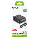 SBS CAR CHARGER SPLITTER 100W black - Image 2