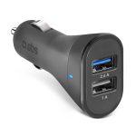 SBS CAR CHARGER FAST 2 USB PORTS 12W 2.4A black - Image 3