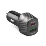 SBS CAR CHARGER 2 PORTS USB/TYPE C PD 25W black - Image 4