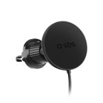 SBS CAR HOLDER CHARGER COMPATIBLE WITH MAGSAFE FOR AIRVENT 15W black