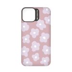 SBS CASE ME 3D JELLY COVER EMBOSSED MOTIFS FLOWER IPHONE 15 pink backcover - Image 2
