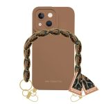 SBS CASE ME FOULARD CASE IPHONE 13 brown backcover