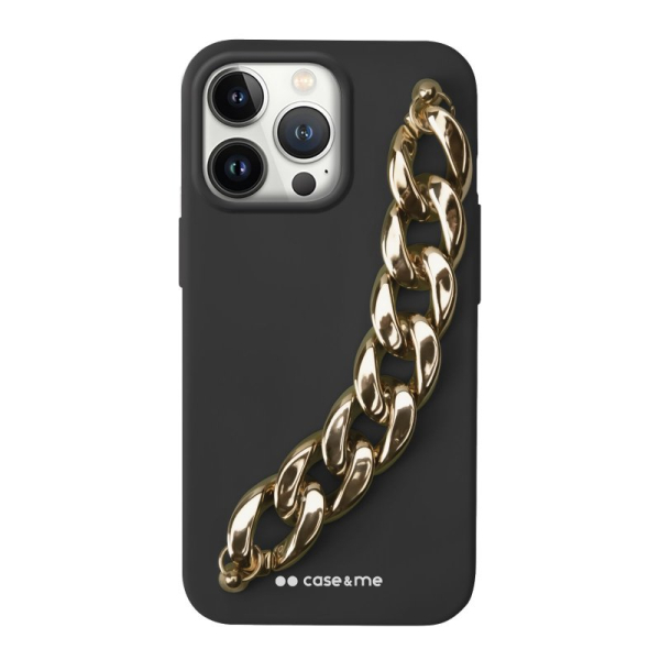 sbscasemem_6331652 SBS CASE ME METAL CHAIN IPHONE 11 PRO black backcover - Image 1
