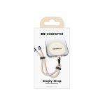SBS CASE ME NECK STRAP LANYARD WITH PATCH FOR SMARTPHONES peach - Image 2