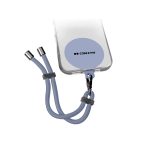 SBS CASE ME NECK STRAP LANYARD WITH PATCH FOR SMARTPHONES blue - Image 4