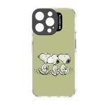 SBS CASE ME PEANUTS CASE IPHONE 14 PRO MAX WITH CAMERA LENS PROTECTION green backcover - Image 5