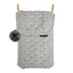 SBS CASE ME WINTER HANDBAG FOR PHONES UP TO 6.8' grey