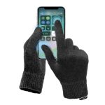 SBS CASE ME WINTER GLOVES FOR TOUCH SCREENS ONE SIZE black