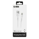 SBS DATA CABLE MFI USB 2.0 to LIGHTNING 1m white - Image 2