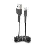 SBS DATA CABLE USB to TYPE C SPIRAL 0.5m black