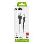 SBS DATA CABLE TYPE C 3m black - Image 4