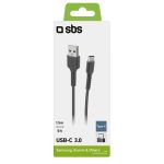 SBS DATA CABLE USB 3.0 to TYPE C 1.5m black - Image 3