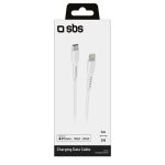 SBS DATA CABLE MFI TYPE C TO LIGHTNING 1m white - Image 2