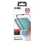 SBS FULL TEMPERED GLASS REALME C53 black - Image 2